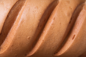 Background bread closeup, fresh pastry concept.