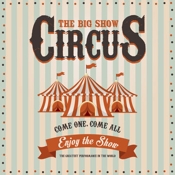 Carnival banner. Circus. Fun fair