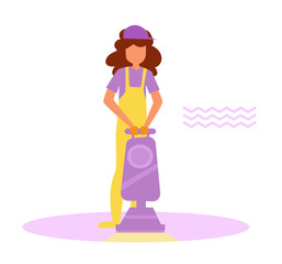 Carpet cleaning Vector. Cartoon. Isolated art Work Person