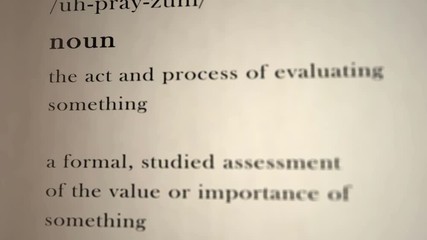 Appraisal Definition  