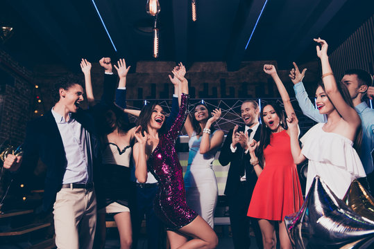 Beautiful attractive elegant graceful slim groomed excited ecsta