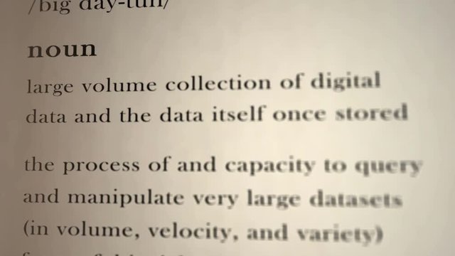 Big Data Definition  