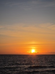 日没の海（sunset sea）沖縄 Okinawa Japan