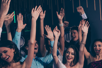 Cheerful classy beautiful attractive winsome glamorous excited g