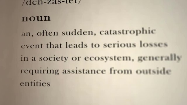 Disaster Definition  