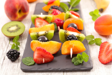 delicious fruit dessert