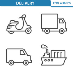 Delivery & Logistics Icons