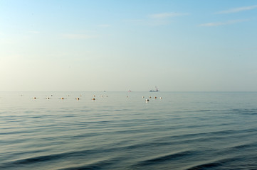 Fototapeta premium Calm water at the mare balticum in Estonia