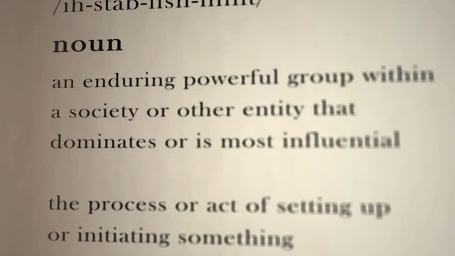 Establishment Definition  