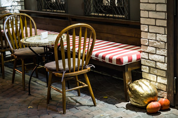 old cafe on the street