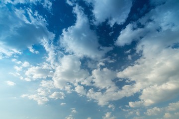 Fototapeta premium Blue Sky with Clouds