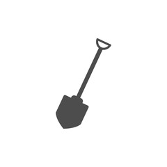 Building, construction, dig, garden, industry, shovel icon. Vector illustration, flat design.