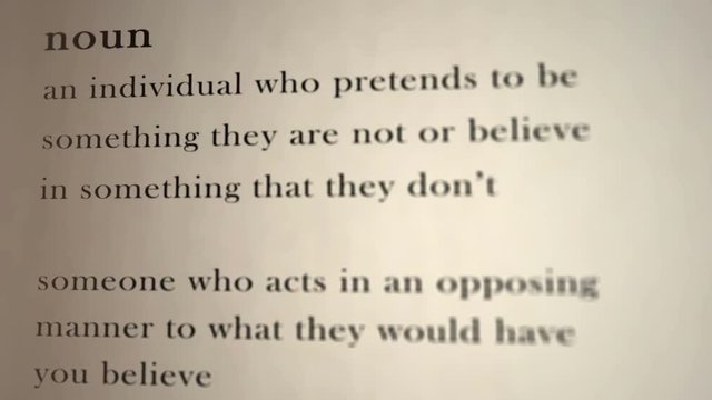 Hypocrite Definition  
