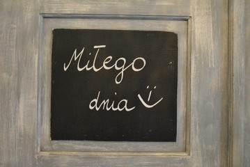 Miłego dnia