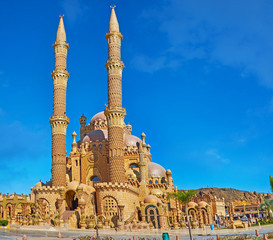 The outstanding mosque in Sharm El Sheikh, Egypt
