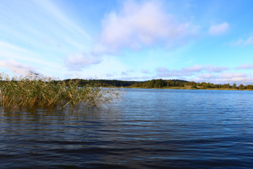 autumn day at the lake