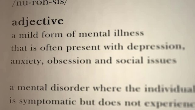 Neurosis Definition  