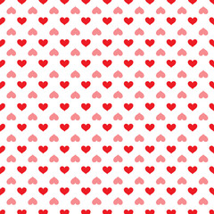 Hearts seamless pattern design for valentine's day and any love concept.