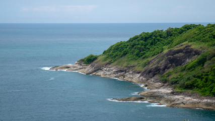 Phrom Thep Cape and andaman sea.