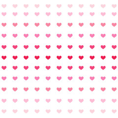 Hearts seamless pattern design for valentine's day and any love concept.