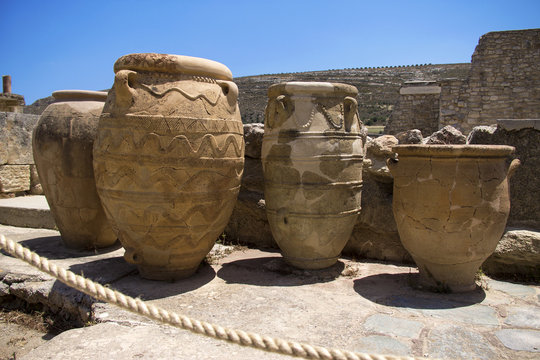 Anforas del palacio de Cnosos Creta