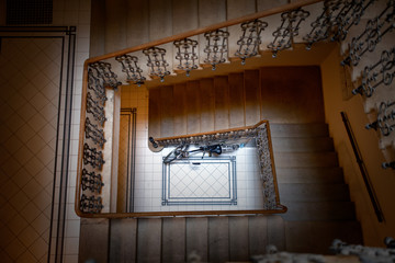 Staircase in the old house