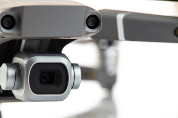 Drone camera close-up