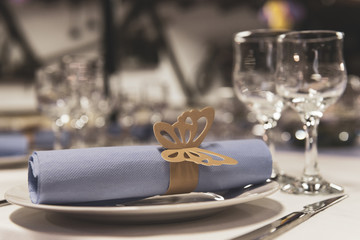 Servilletas de mariposa