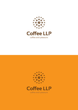 Coffee company logo teamplate.