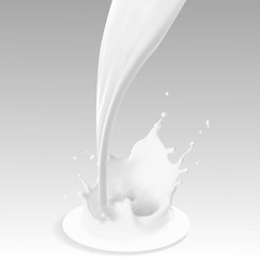 Milk splash.
