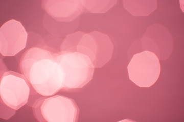 Abstract blurred pink background with bokeh, photo