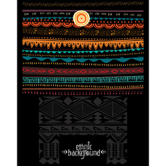 Ethnic geometric background. Design for poster, card, invitation