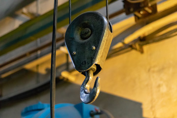 Industrial hook bokeh