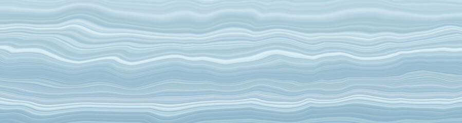 A wave pattern of white and blue. The background is turquoise with streaks and curved lines.