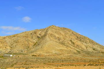 Tindaya volcanic mountain
