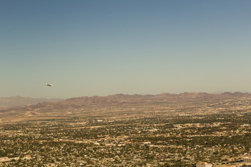 Beautiful panoramic view of Las Vegas