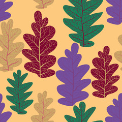 Obraz premium Decor Leaves pattern