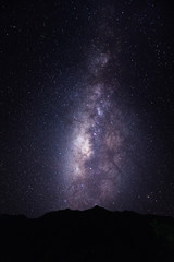 Night sky with star.