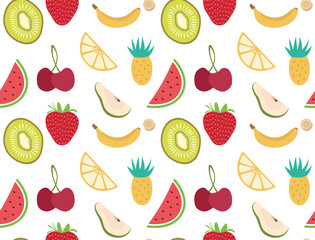 seamless fruit pattern for every background