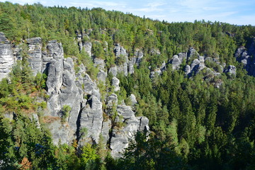 Sandsteinfelsen in der Sächsischen Schweiz