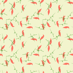 UFO military camouflage seamless pattern in yellow, red and different shades of green colors