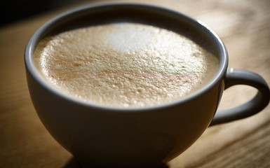 Fresh coffee. perfect morning with americano or espresso . fresh morning drink with milk and cream froth. best coffee here, barista. relax in cafe or coffee shop and drink. My morning coffee