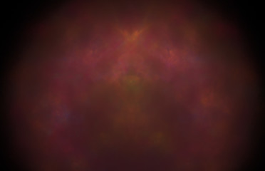 Red fractal glowing pattern. Fantasy fractal texture. Digital art. 3D rendering. Computer generated image.