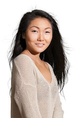 Friendly Asian Woman - Isolated