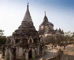 Fototapeta na wymiar Ancient Temples in Bagan, Myanmar