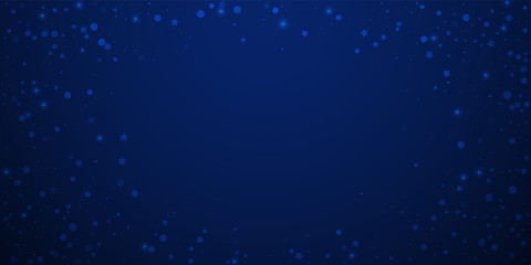 Magic stars random Christmas background. Subtle fl