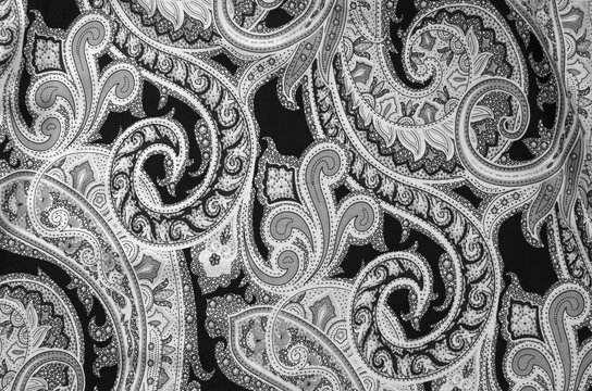 texture black and white ornament
