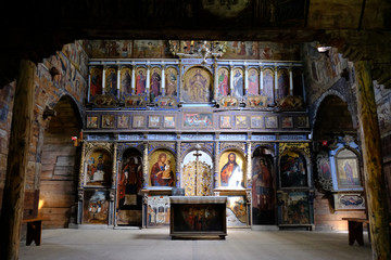 Ukraina, cerkiew, drohobycz, świętego jura, przepiękna, drewniana, zabytkowa © Iwona