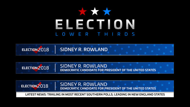 Election Lower Thirds