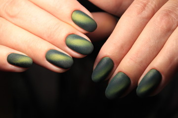 beautiful gel lacquer manicure